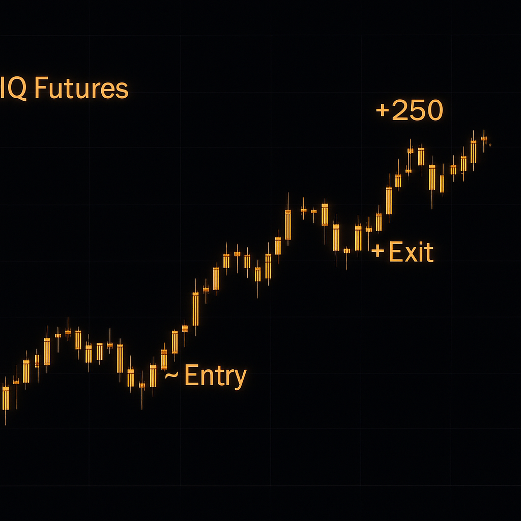 Live NQ signal chart